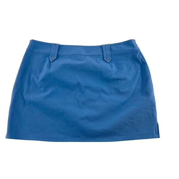 Express Stretch Blue Cargo Skirt Size 6 Cotton Blend Women's Mini skirt - Picture 4 of 4